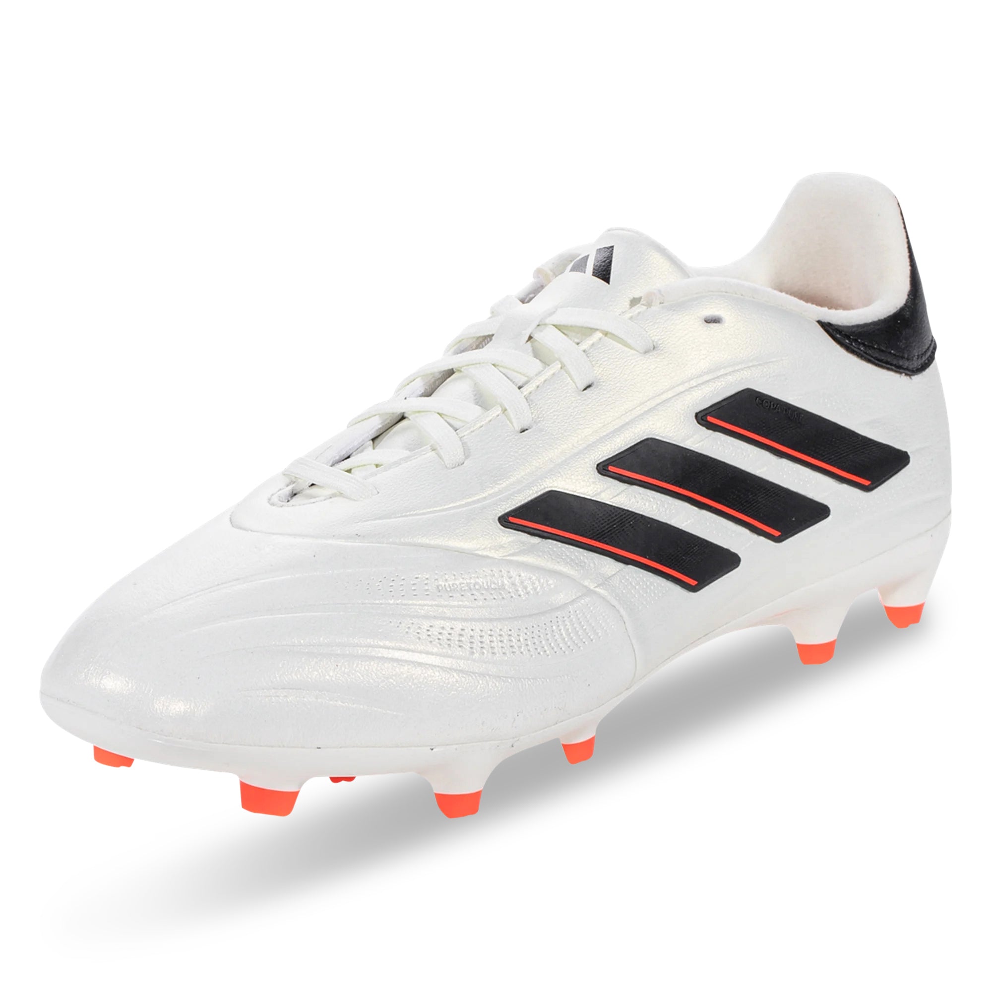adidas Copa Pure League Firm Ground Soccer Cleats (Ivory/Core