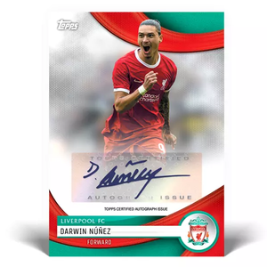 Topps Liverpool Official Team Set Trading Cards 23/24 w/ 1 Guaranteed Auto (30 Cards)