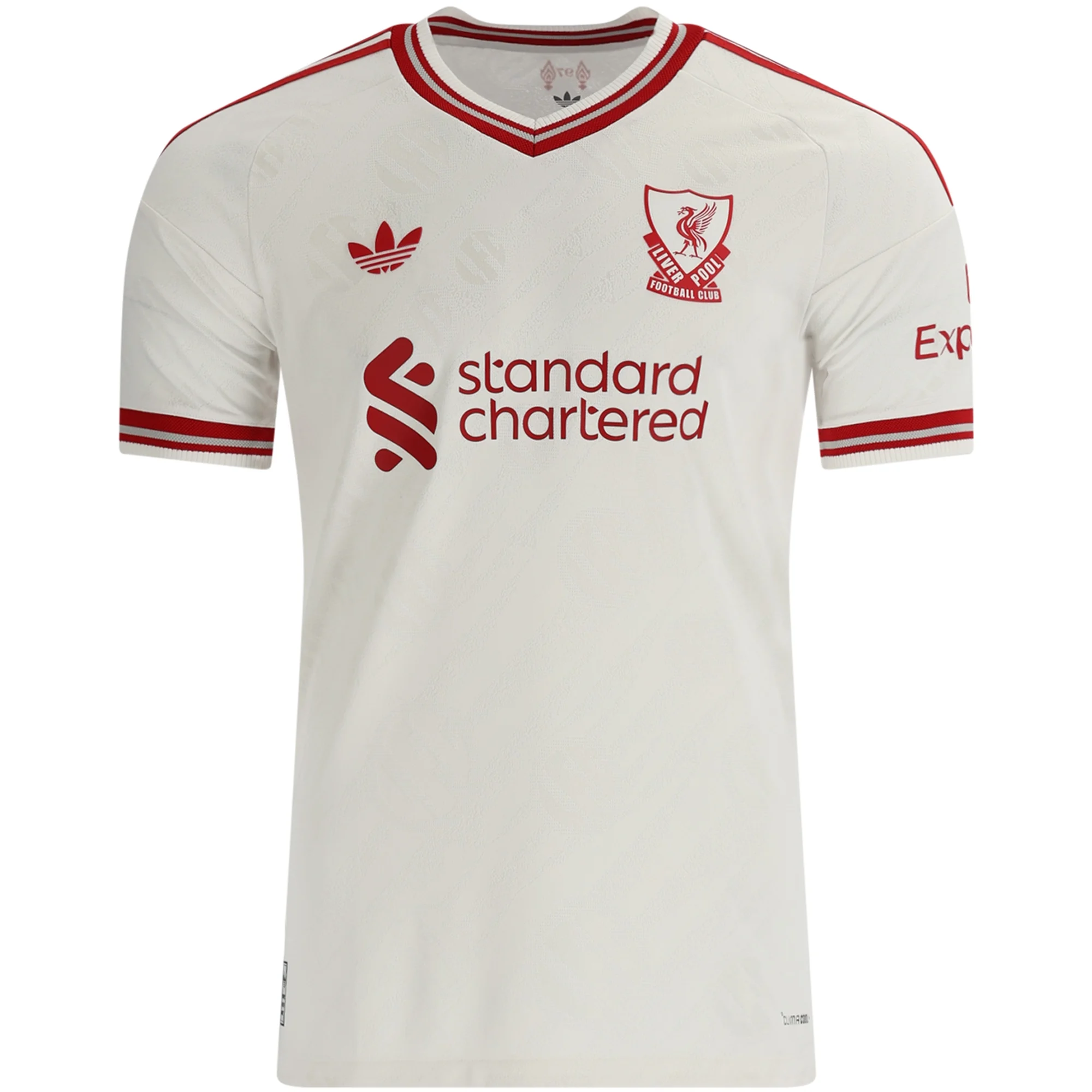 adidas Mens Liverpool Authentic Away Jersey 26/27 (White)