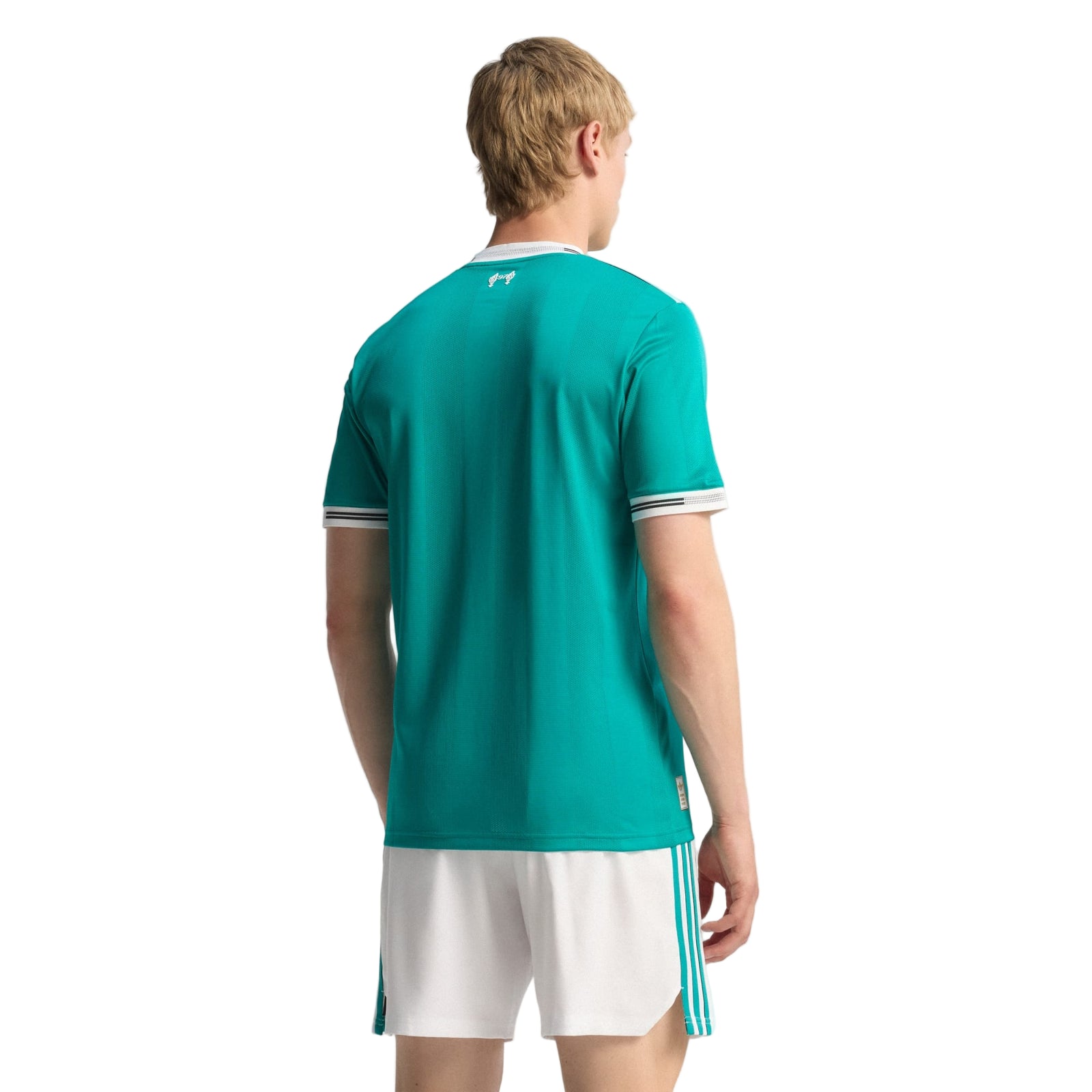 adidas Liverpool FC Authentic Virgil van Dijk Third Jersey w/ EPL + No Room For Racism Patches 25/26 (Sea Green)