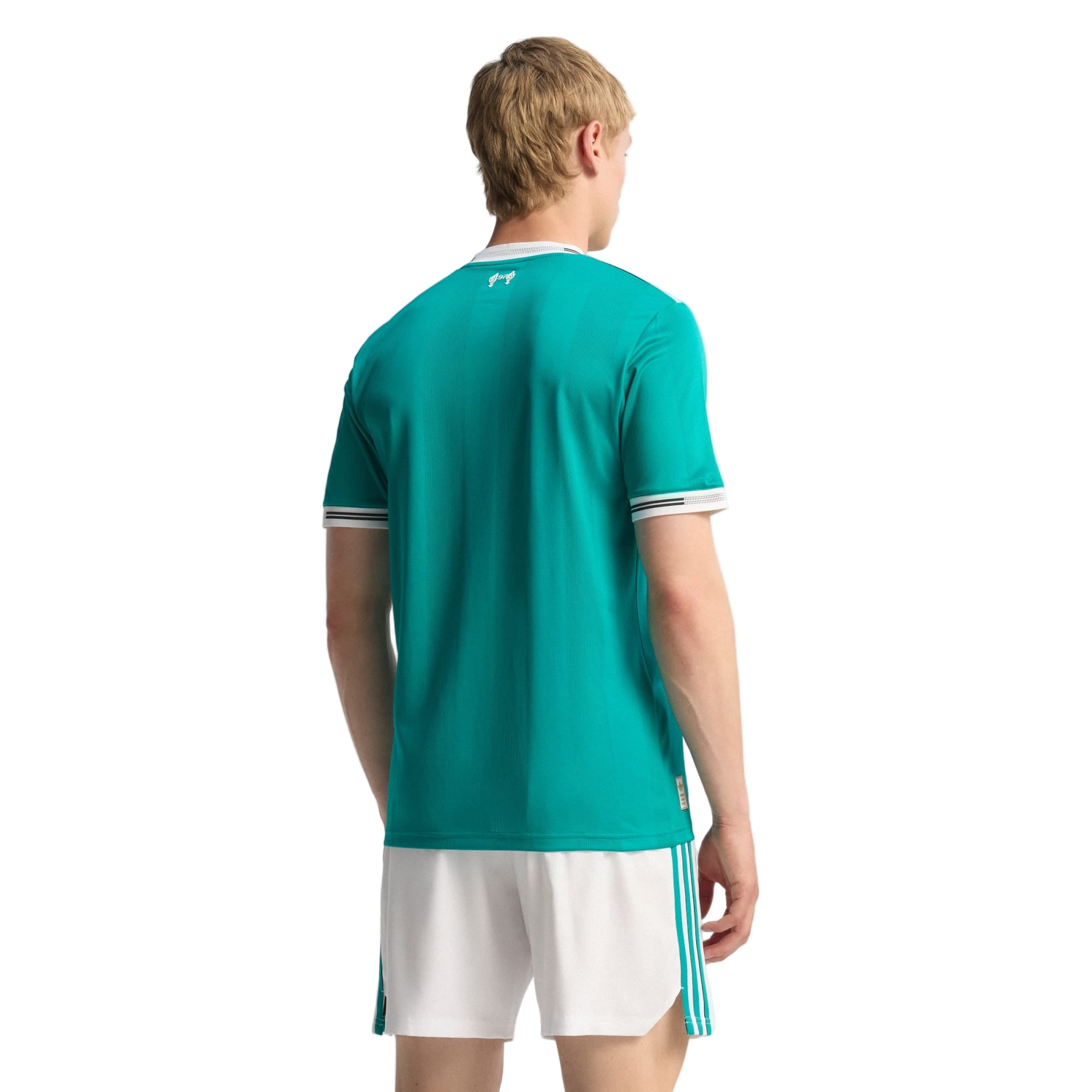 adidas Liverpool FC Authentic Virgil van Dijk Third Jersey w/ EPL + No Room For Racism Patches 25/26 (Sea Green)