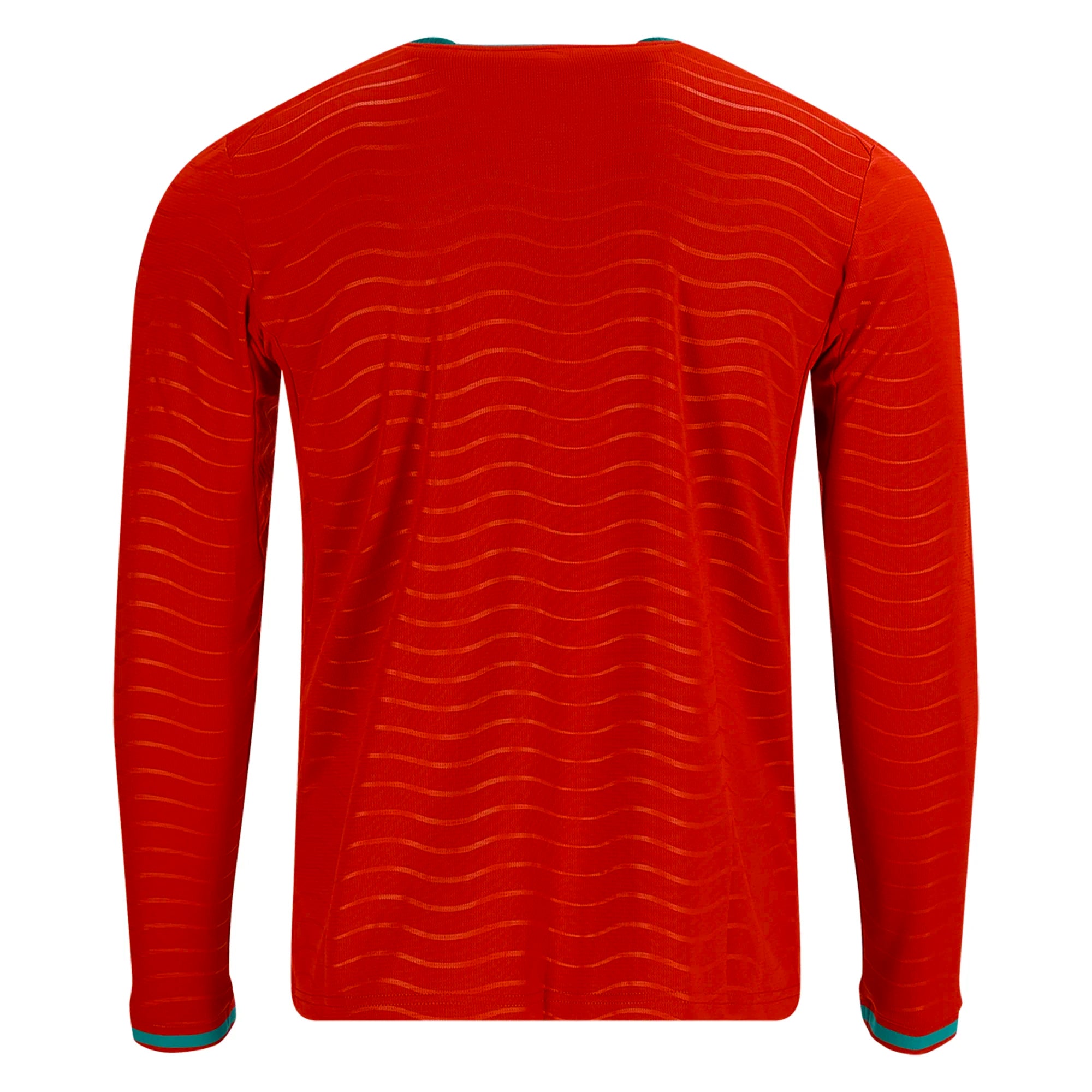 PUMA Portugal Long Sleeve Home World Cup 2026 Jersey (Club Red/Green Lagoon)