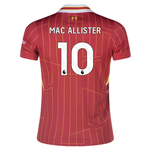 Nike Youth Liverpool Alexis Mac Allister Home Jersey 24/25 (Gym Red/Chrome Yellow)