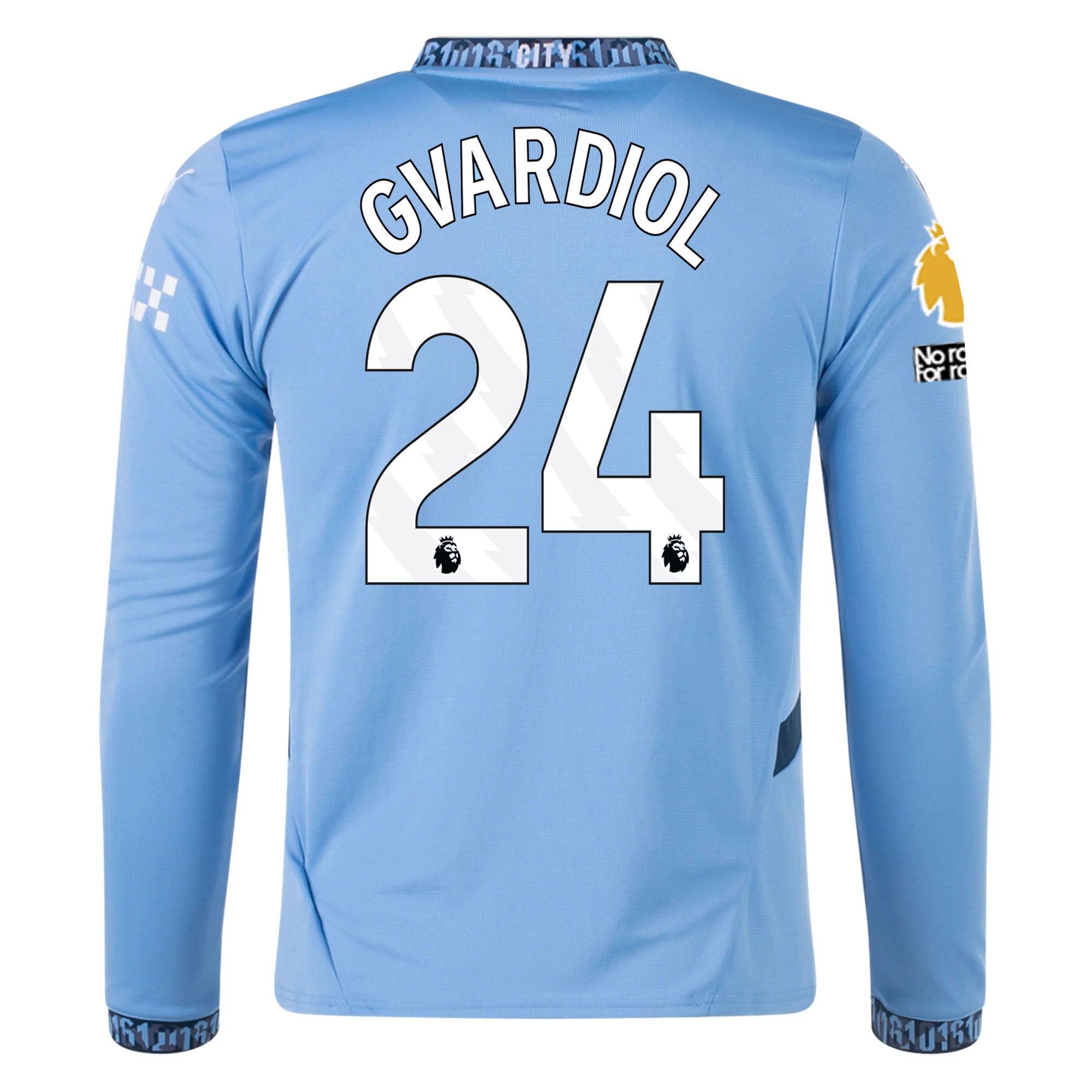 Puma Manchester City Joško Gvardiol Home Long Sleeve Jersey w/ EPL