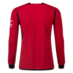 adidas Manchester United Home Long Sleeve Jersey 23/24 (Real Red)