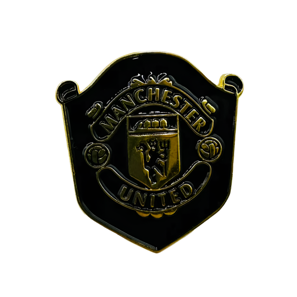 Manchester United Black Gold Enamel Pin