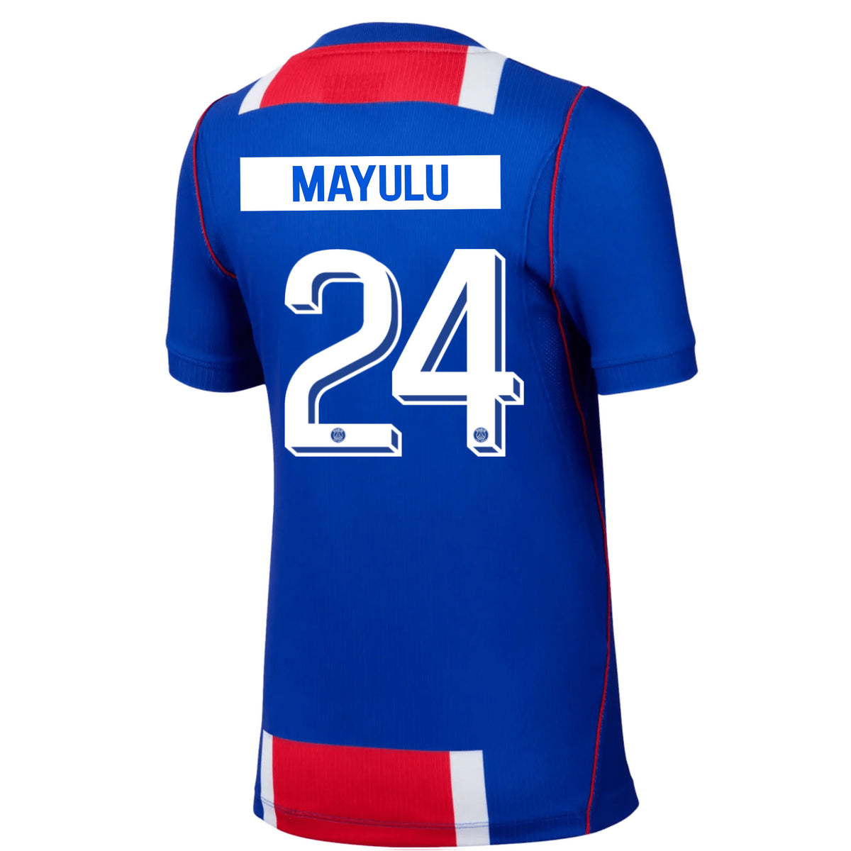 Nike Youth Paris Saint-Germain Senny Mayulu Home Jersey 26/27 (Royal/White/Red)
