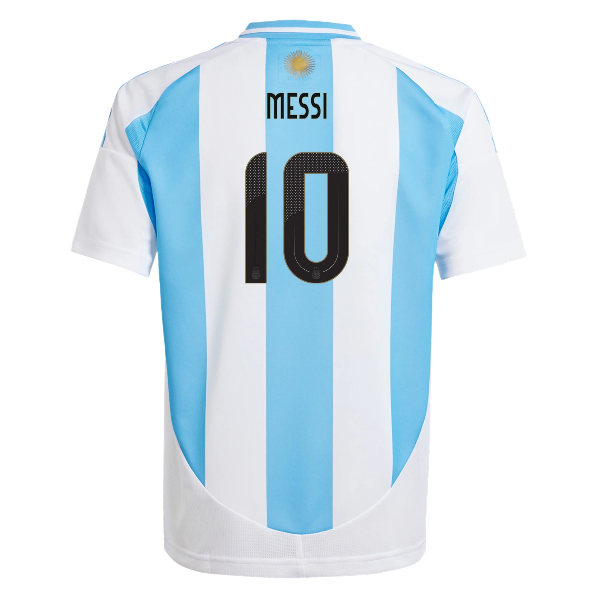 adidas Youth Argentina Lionel Messi Home Jersey 24/25 (White/Blue Burs ...