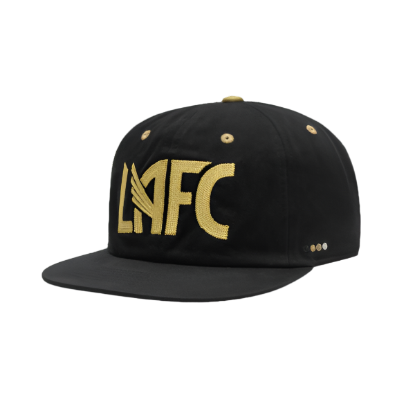 Fan Ink LAFC Los Angeles FC Bankroll Snapback Hat (Black/Gold)