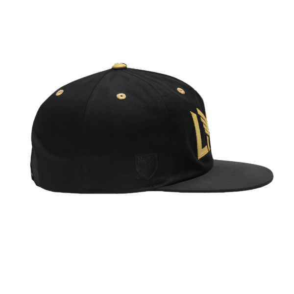 Fan Ink LAFC Los Angeles FC Bankroll Snapback Hat (Black/Gold)