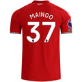 adidas Manchester United Authentic Kobbie Mainoo Home Jersey w/ EPL + No Room For Racism Patches 26/27 (Red)