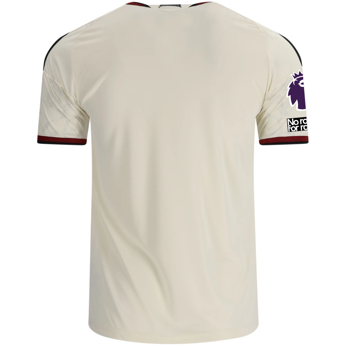adidas Mens Manchester United Third Jersey w/ EPL + No Room For Racism Patches 26/27 (Ivory)