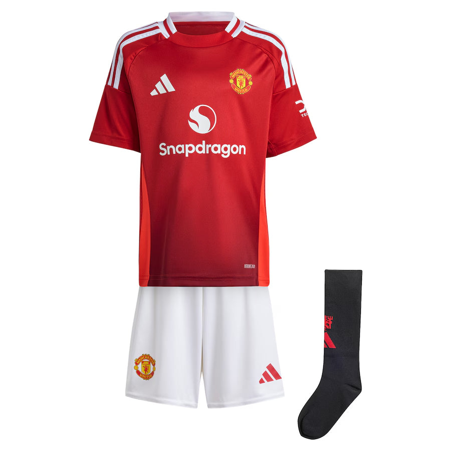 Adidas Manchester United Toddler 2024 25 Home Mini Kit (mufc Red 