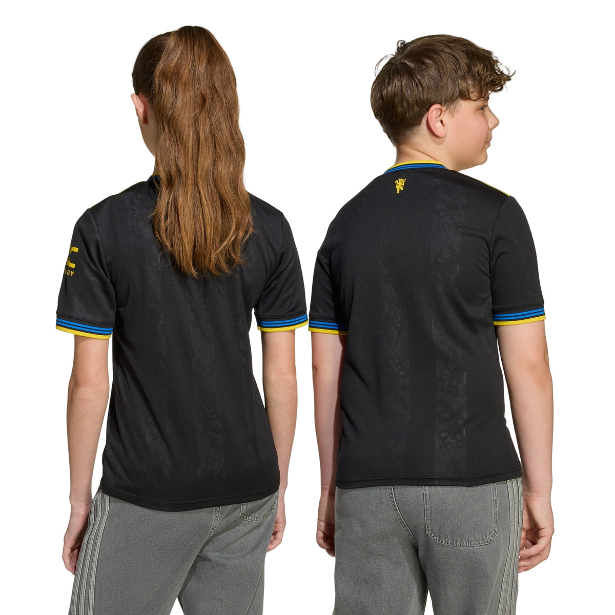 adidas Youth Manchester United 25/26 Third Jersey (Black)