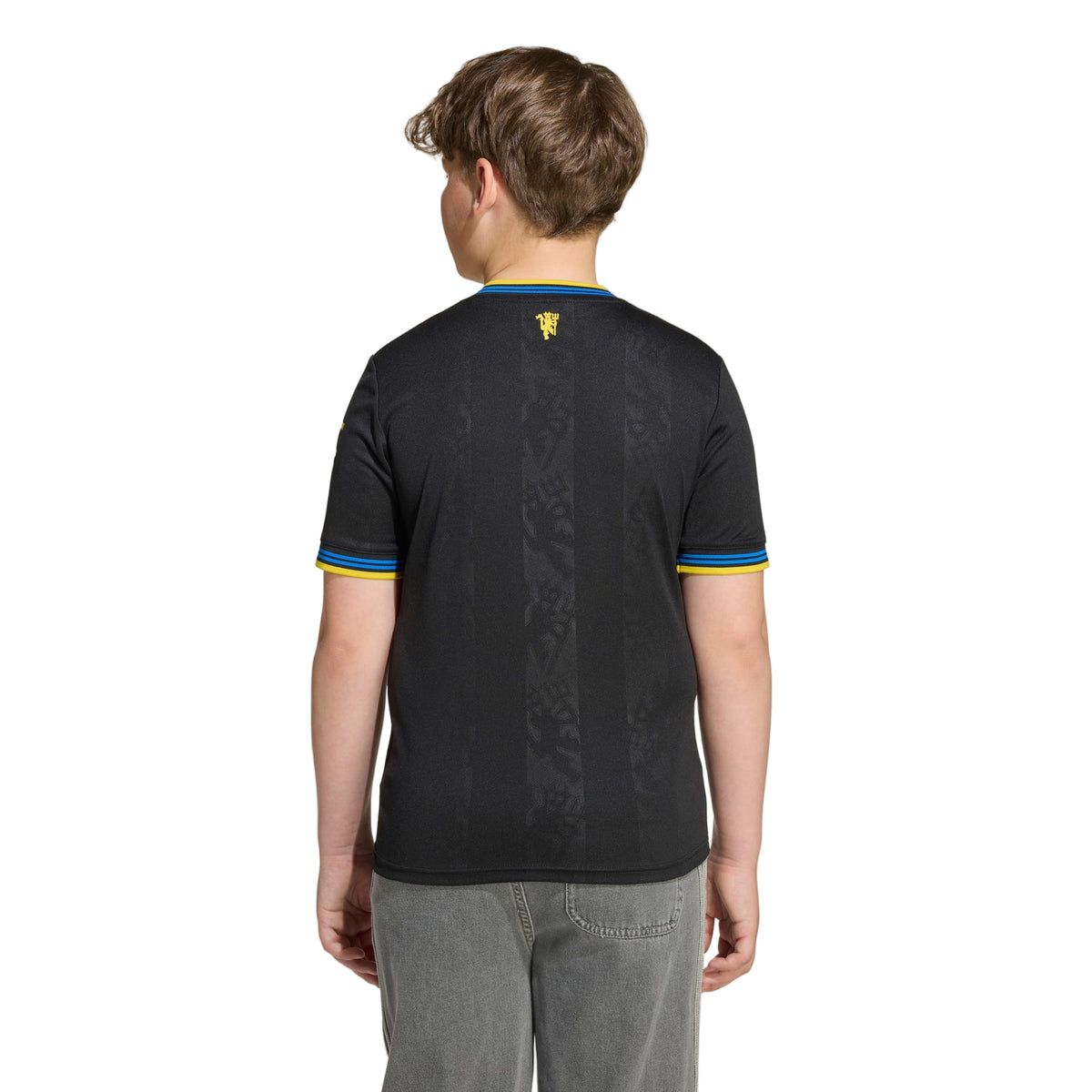 adidas Youth Manchester United 25/26 Third Jersey (Black)