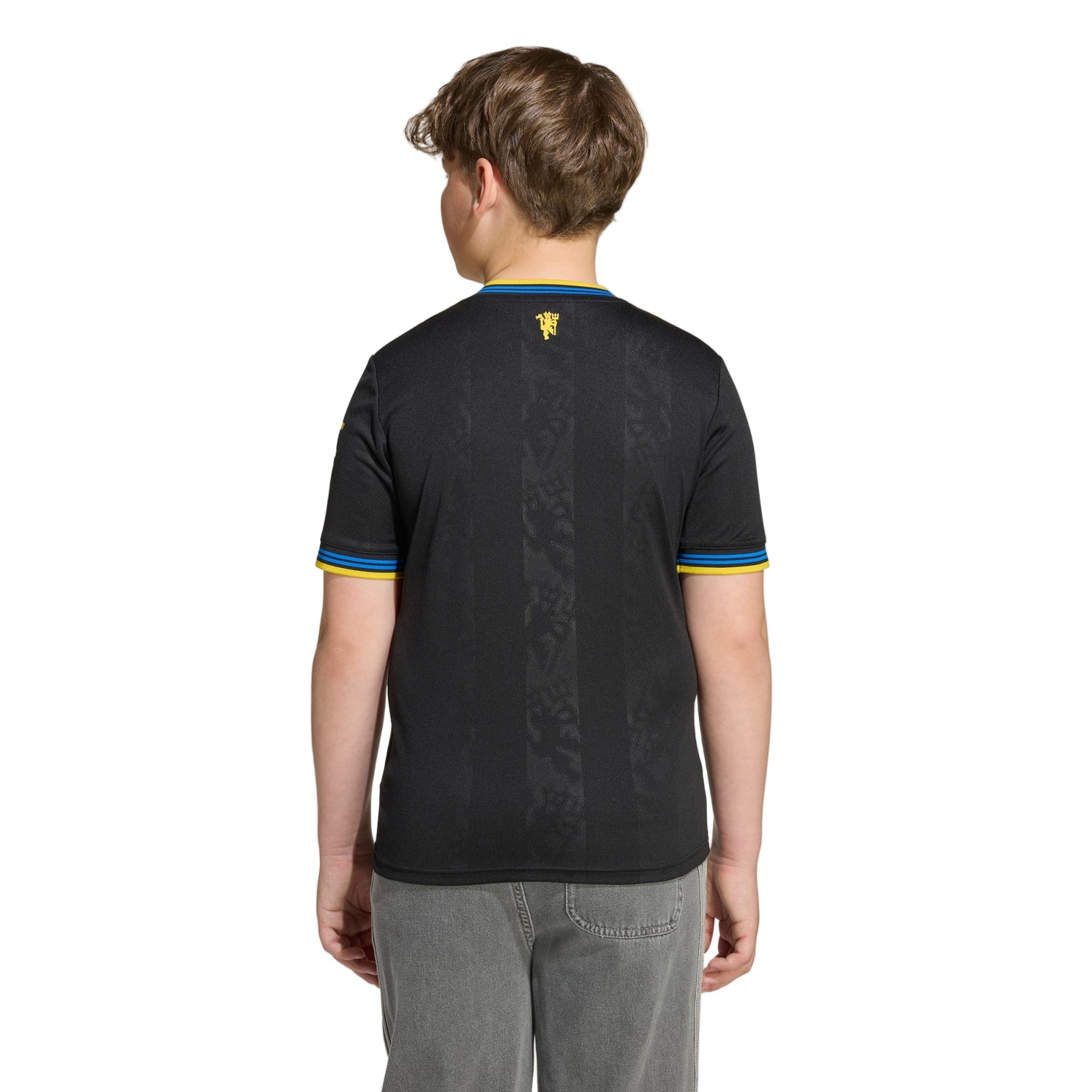 adidas Youth Manchester United 25/26 Third Jersey (Black)