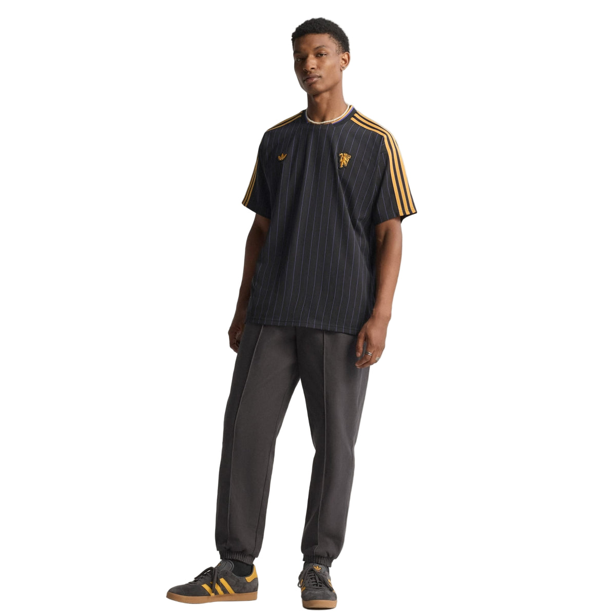 adidas Men's Manchester United 25/26 Icon Jersey (Black)