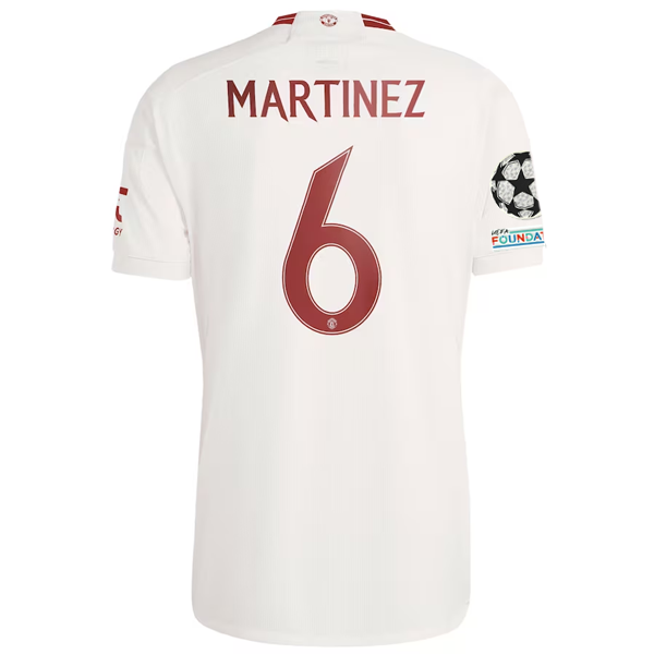 adidas Manchester United Lisandro Martinez Third Jersey w/ Champions L -  Soccer Wearhouse