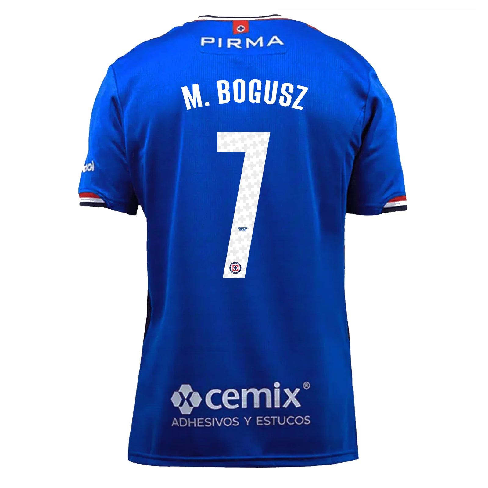 Pirma Men's Mateusz Bogusz Cruz Azul Home Jersey 25/26 (Blue)