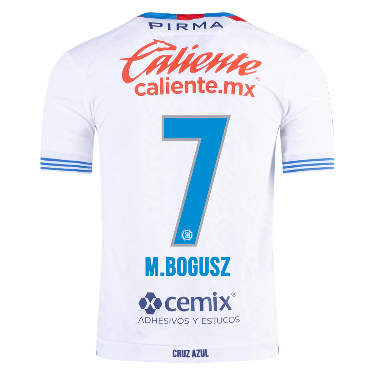 Pirma Mateusz Bogusz Cruz Azul Away Jersey 24/25 (White/Blue)