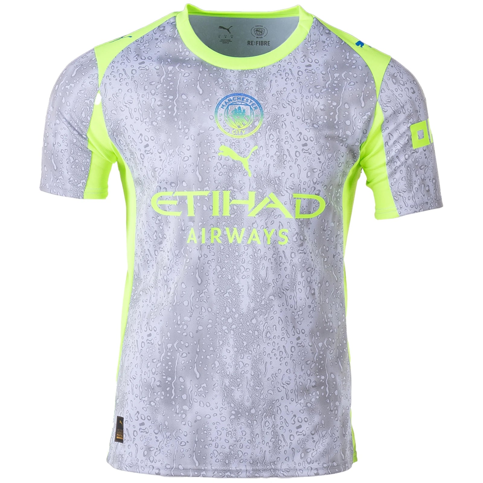 Puma Men's Manchester City Third Jersey 25/26 (Cool Weather/Pro Green)