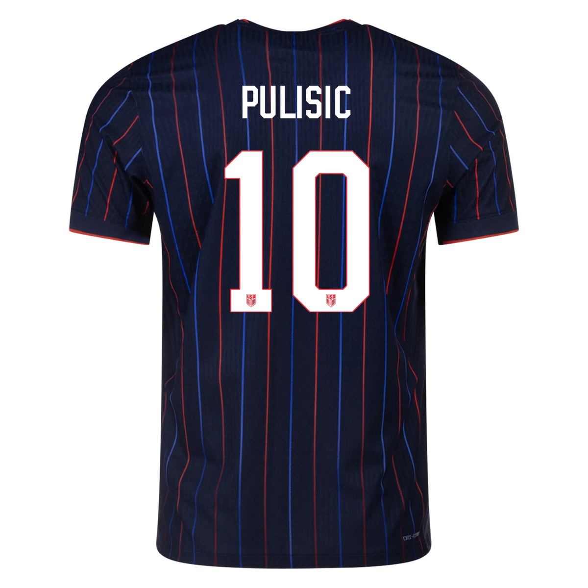 Nike Christian Pulisic United States Away Match Authentic Jersey 25/26 (Obsidian/Challenge Red)