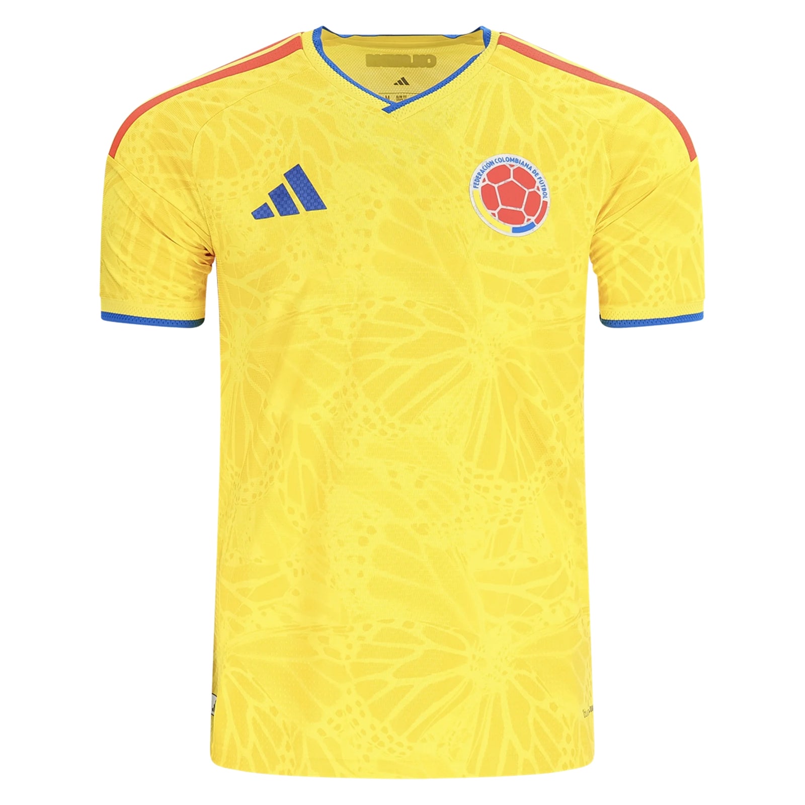 adidas Men's Colombia 2026 Authentic Home Jersey (Impact Yellow)