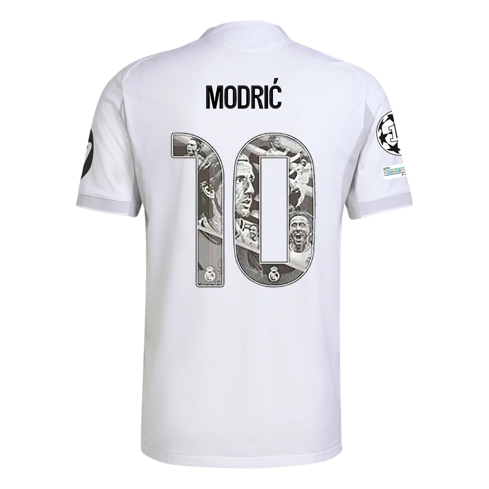 adidas Modric Special Edition Real Madrid Authentic Home Jersey 25/26 w/ Champions League Patches (White)