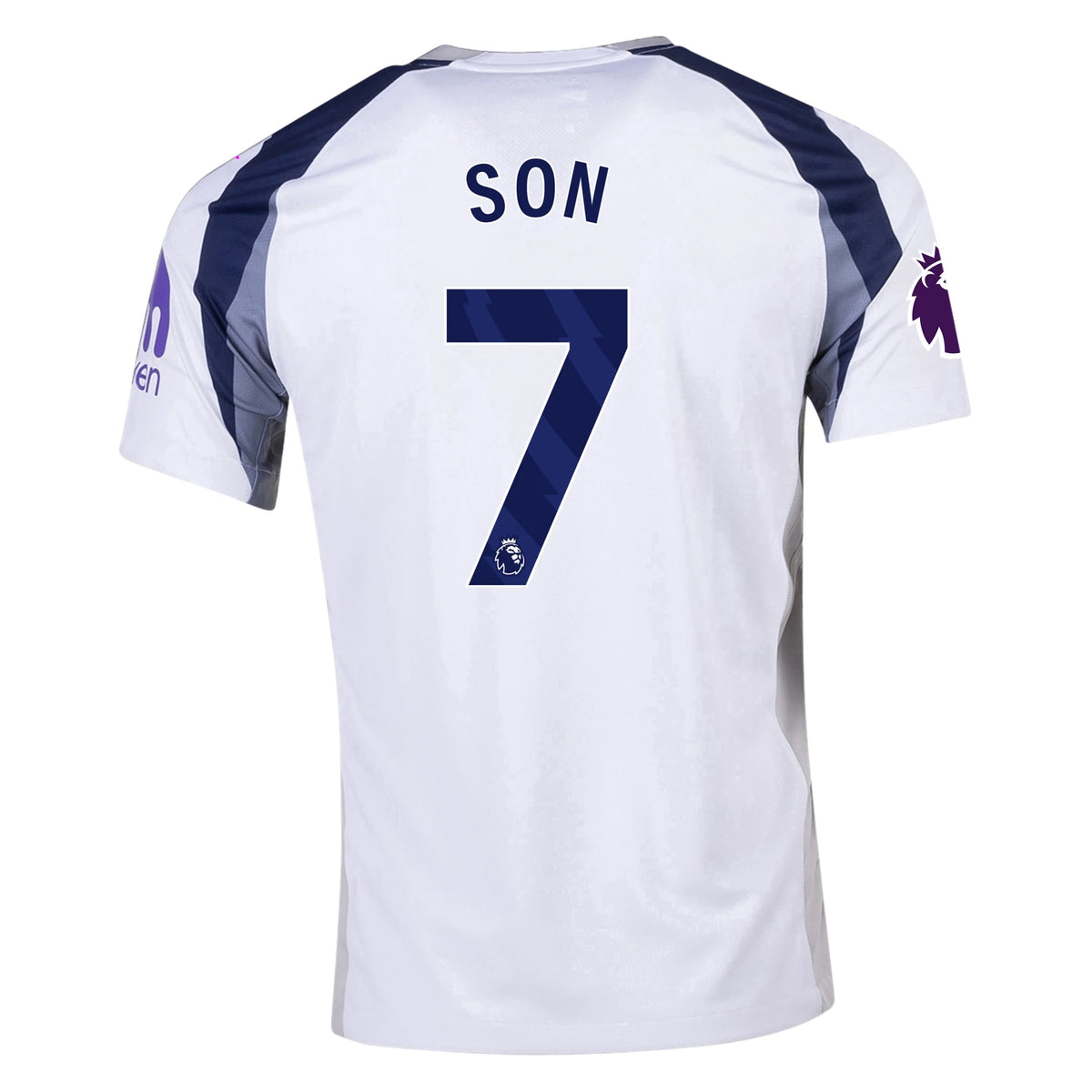 Nike Bissouma Tottenham Hotspurs Home Jersey w/ EPL + No Room For Racism Patch 25/26 (White/Iron/Binary Blue)
