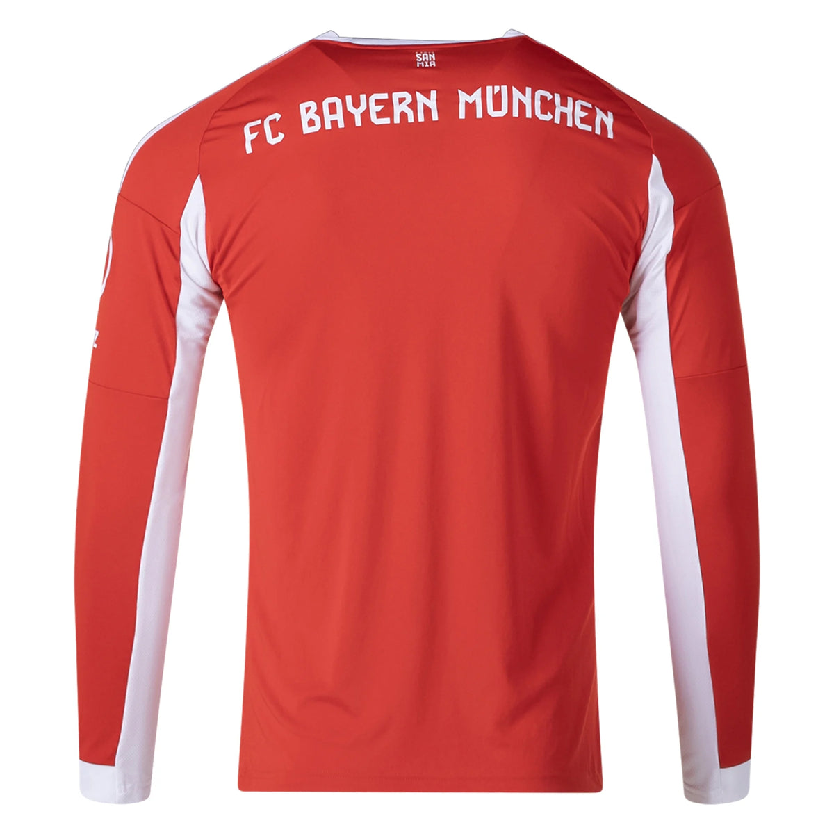 adidas Men's Bayern Munich Long Sleeve Home Jersey 25/26 (Red/White)