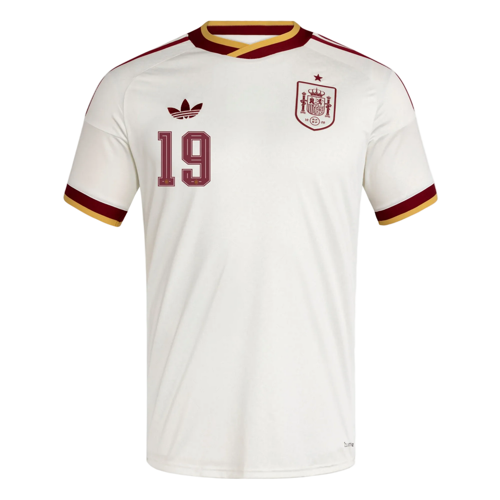 adidas Men's Spain Lamine Yamal Away Stadium Jersey 2026 (White)