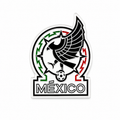 Mexico FMF Soccer Enamel Pin (White)