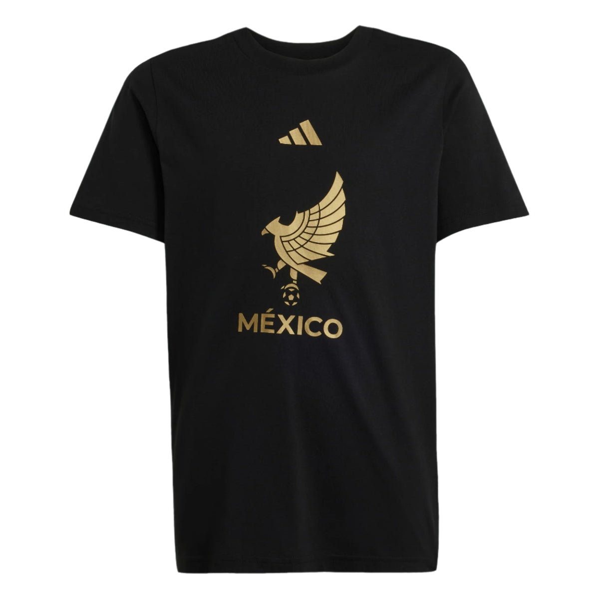 adidas Youth Mexico DNA T-Shirt (Black/Gold)