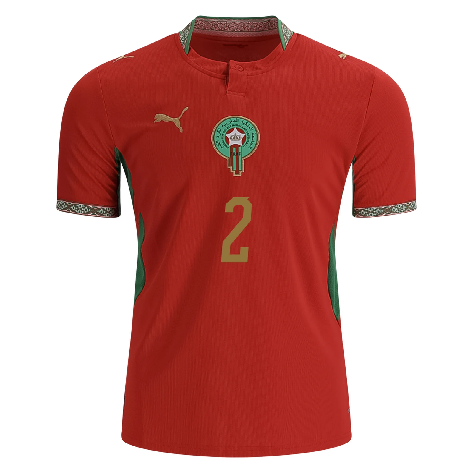 Puma Mens Morocco Achraf Hakimi Home Jersey 2026 (Red)