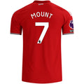 adidas Manchester United Authentic Mason Mount Home Jersey w/ EPL + No Room For Racism Patches 26/27 (Red)