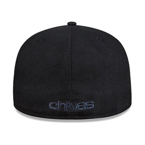 New Era Chivas 3930 Snapback Hat (Black/Black)
