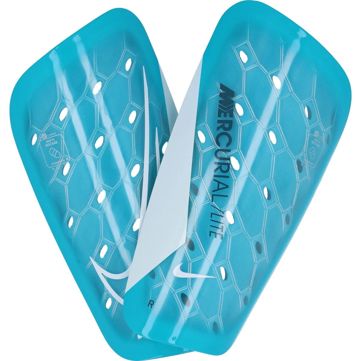 Nike Mercurial Lite Soccer Shin Guards (Dusty Cactus/Off White)