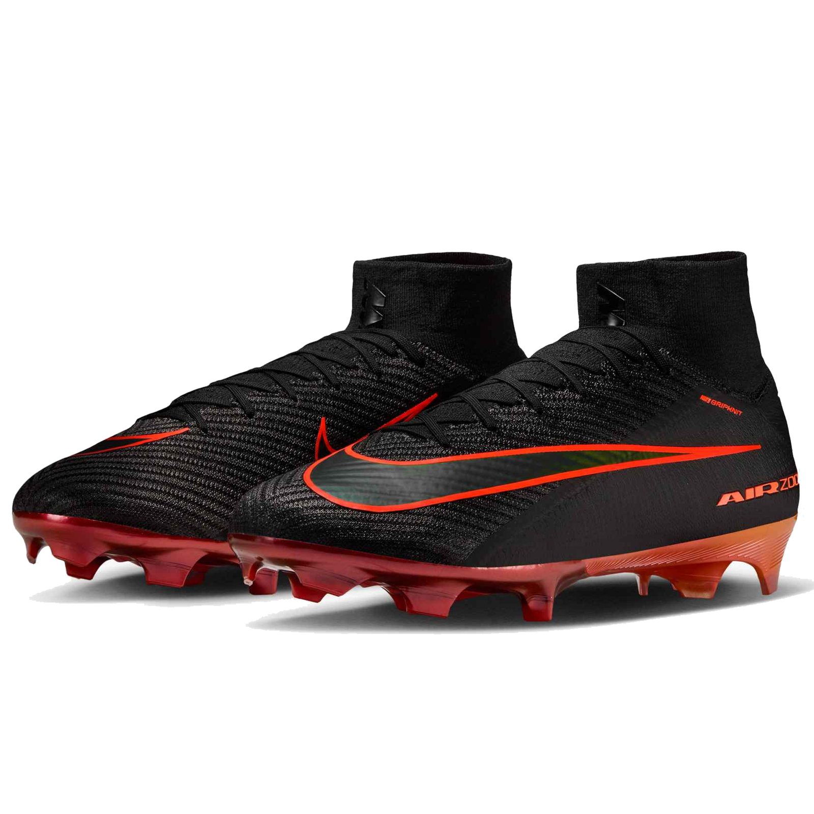Nike Zoom Superfly 10 Elite LV8 FG Soccer Cleats (Black/Hyper Crimson)