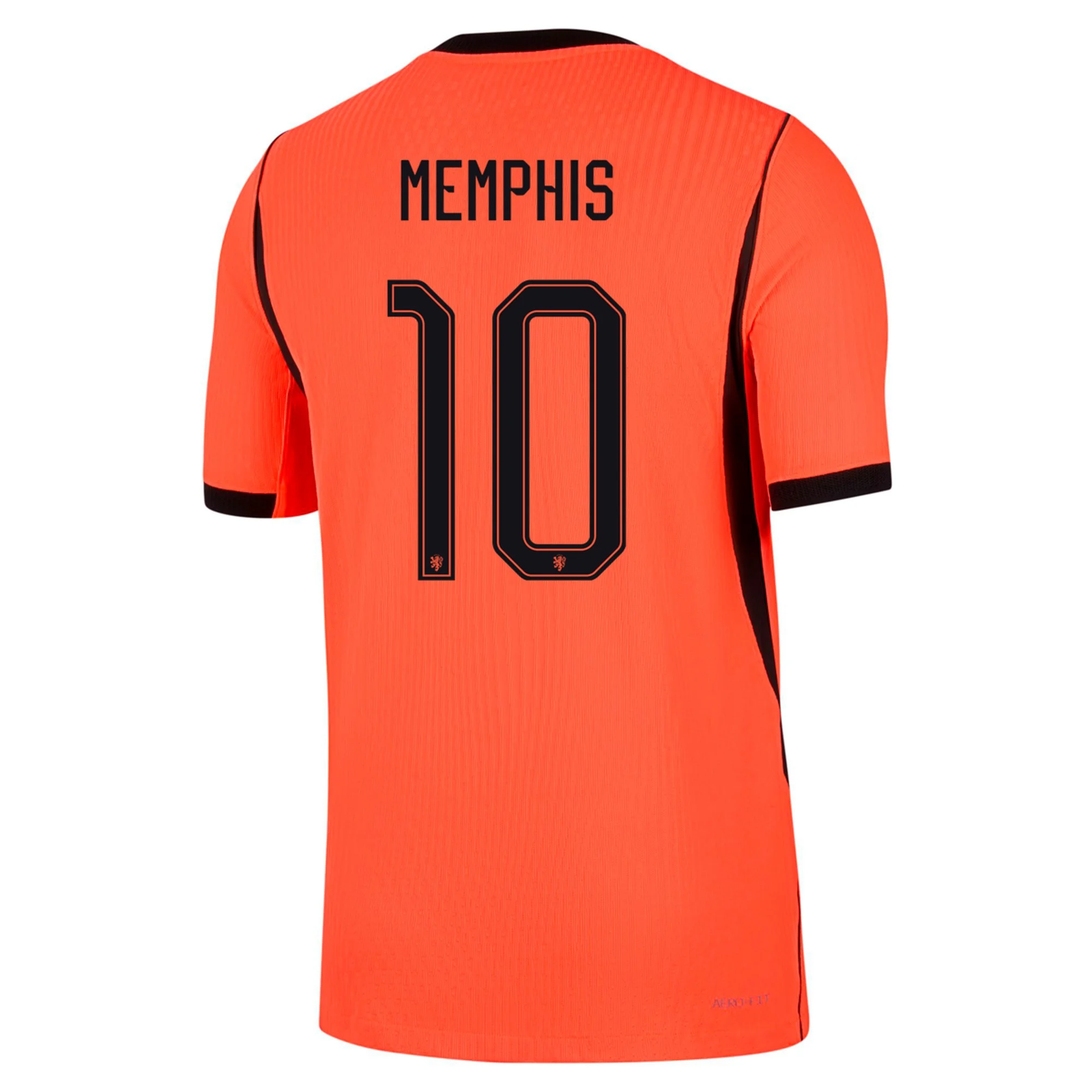 Nike Netherlands Memphis Depay Match Authentic Home Jersey 2026 (Hyper Crimson/Black)
