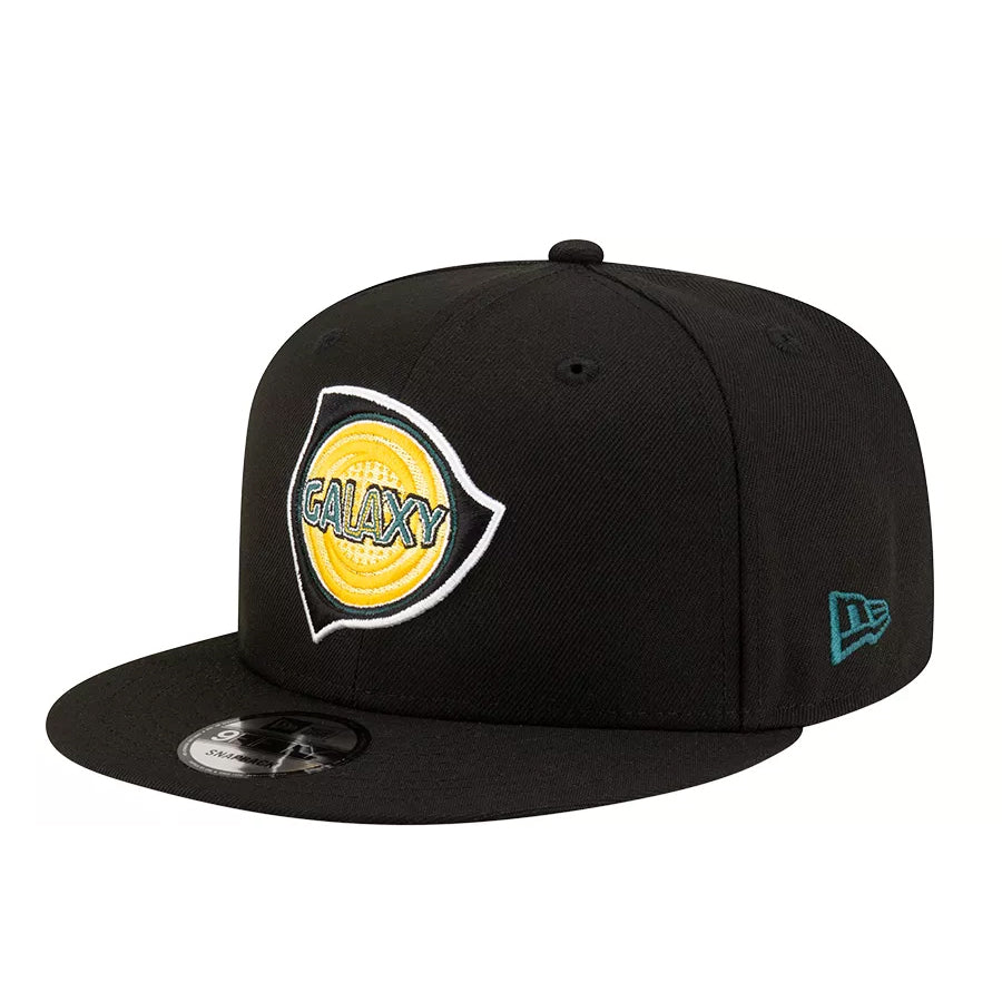 New Era Los Angeles LA Galaxy 9Fifty Third Jersey Hook Third Adjustable Hat (Black)
