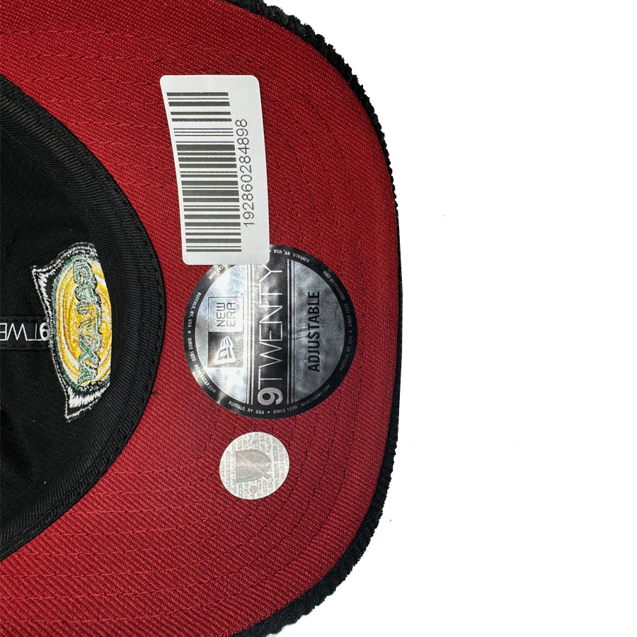 New Era LA Los Angeles Galaxy 9Twenty Adjustable Corduroy Retro Hat (Black)