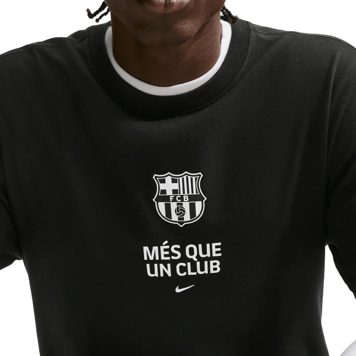 Nike Barcelona Mes Que Un Club T-Shirt (Black)