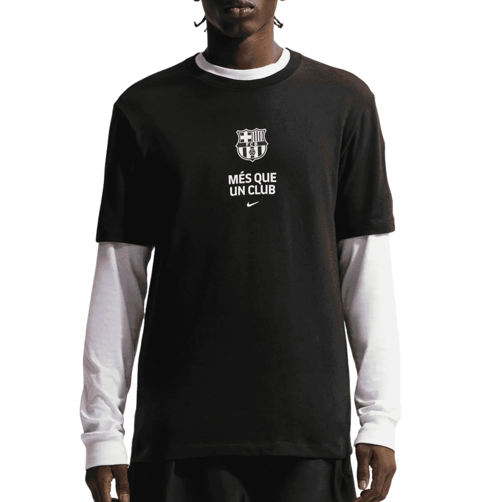 Nike Barcelona Mes Que Un Club T-Shirt (Black)