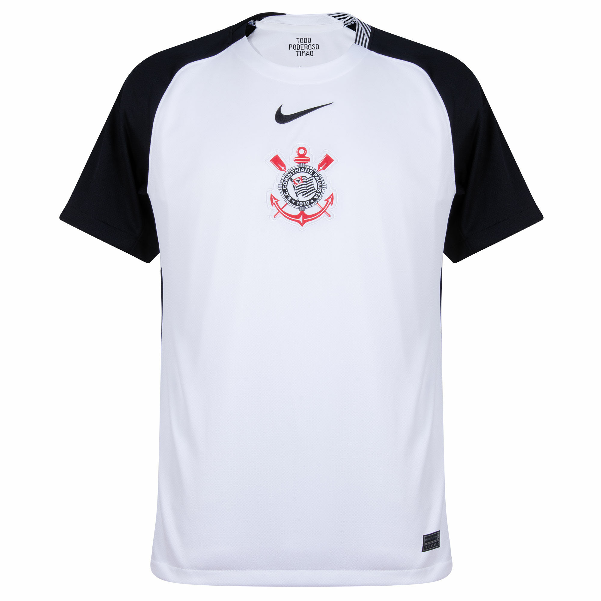 CORINTHIANS soccerTシャツ Nike Corinthians Home Jersey 25/26 (White/Black) - Soccer Wearhouse
