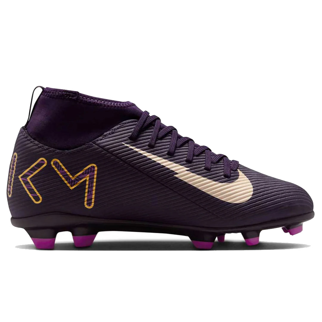Nike Youth Jr. Superfly 10 Club Kylian Mbappe FG/MG (Grand Purple/Pale Ivory)