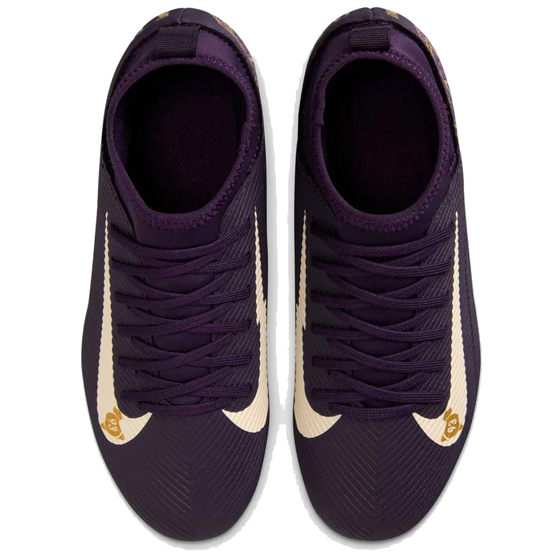 Nike Youth Jr. Superfly 10 Club Kylian Mbappe FG/MG (Grand Purple/Pale Ivory)