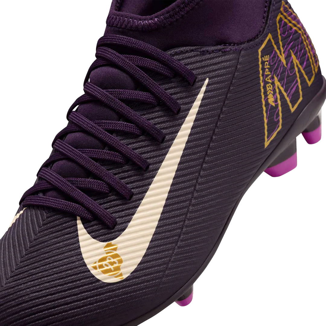 Nike Youth Jr. Superfly 10 Club Kylian Mbappe FG/MG (Grand Purple/Pale Ivory)