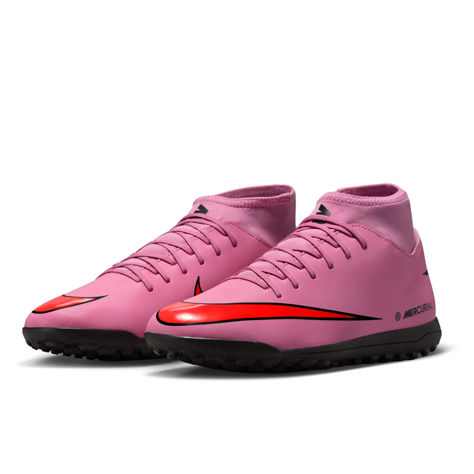 Nike Jr. Superfly 10 Club Turf Soccer Shoes (Magic Flamingo/Black)