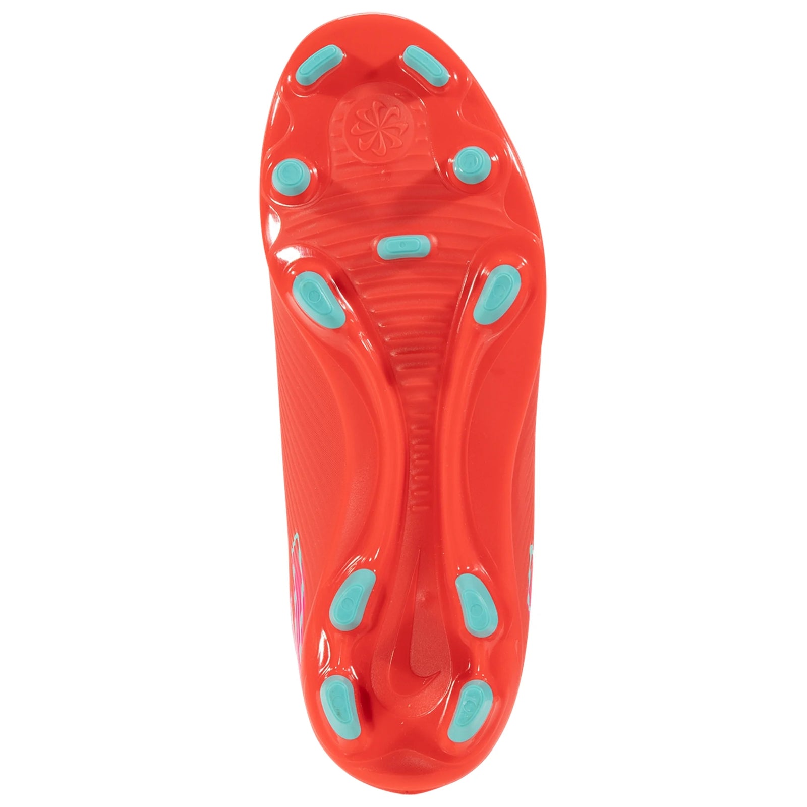 Nike Jr. Youth Superfly 10 Club FG/MG Soccer Cleats (Ember Glow/Aurora Green)