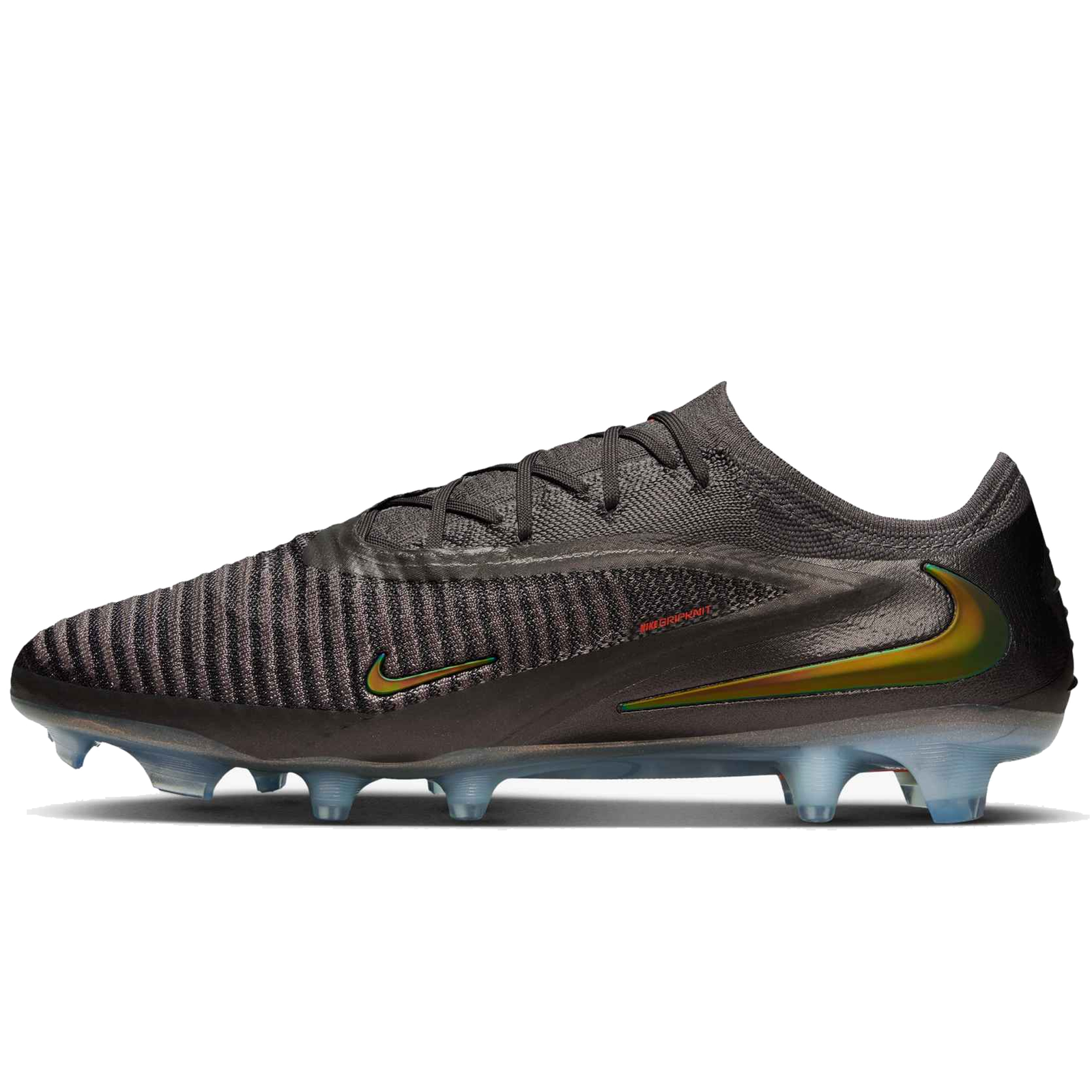 Nike Phantom 6 Low Elite LV8 FG Soccer Cleats (Medium Ash/Gold Amber)